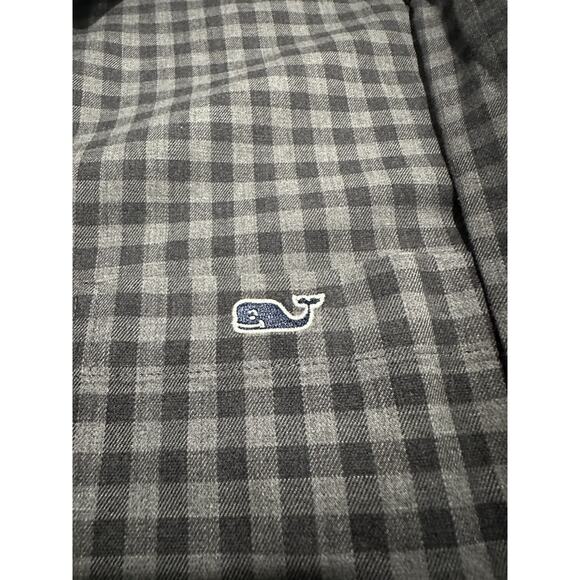 Vineyard Vines Men’s Classic Fit Tucker Shirt Large Gray Check Button Down LS - Picture 2 of 6